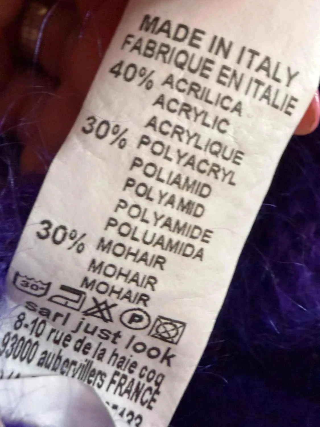 Colete feminino em lã mohair pouco usado – photo 9